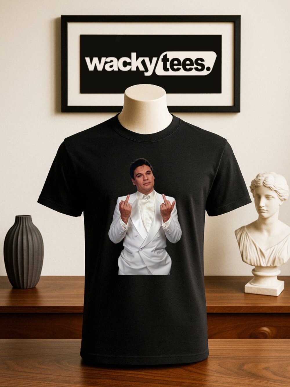 Juan Gabriel Flipping The Bird Vintage Classic Iconic Mexican Singer Graphic Tee